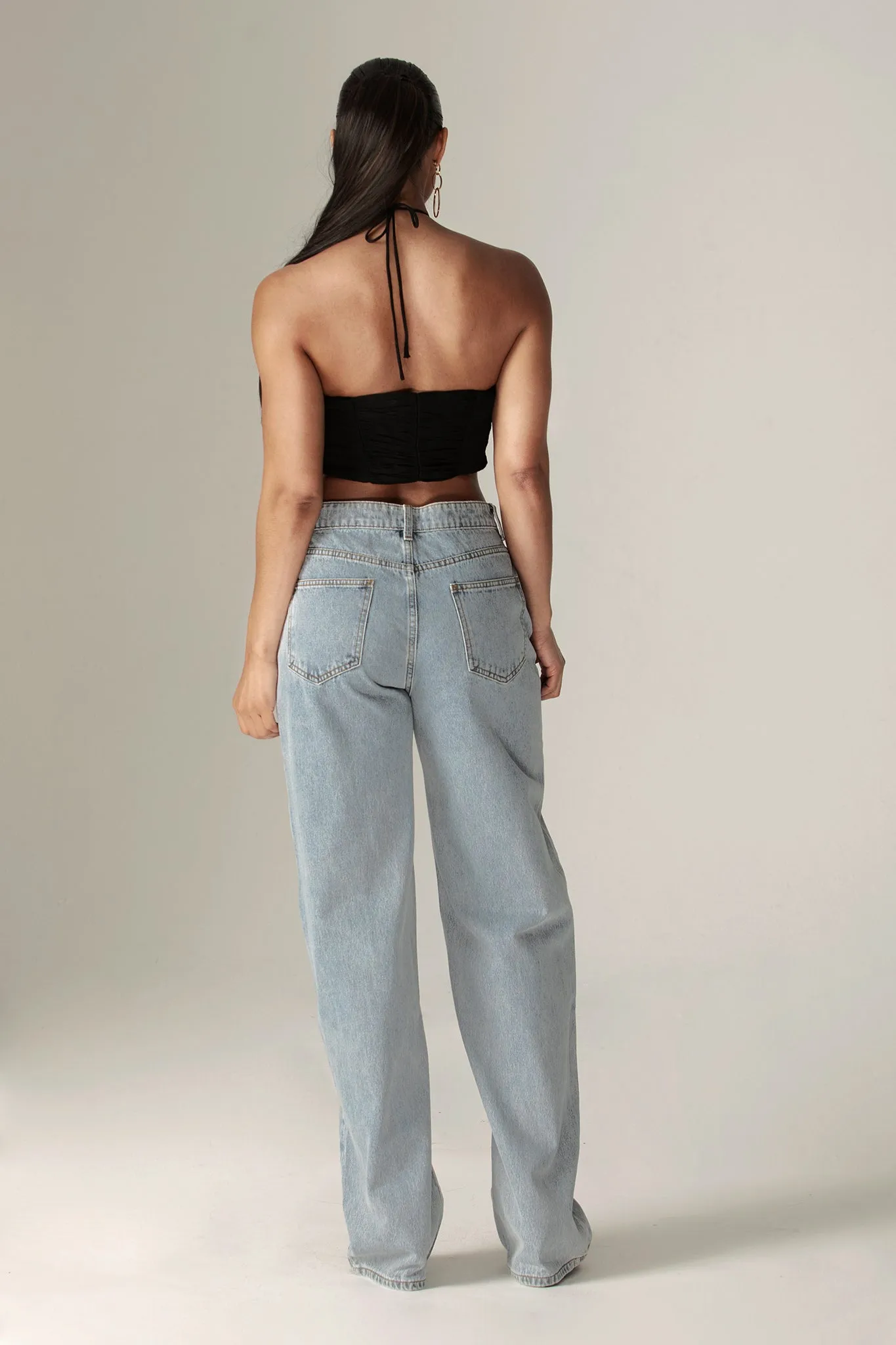 Joselyn Vintage Fit High Waist Jeans (Light Wash)