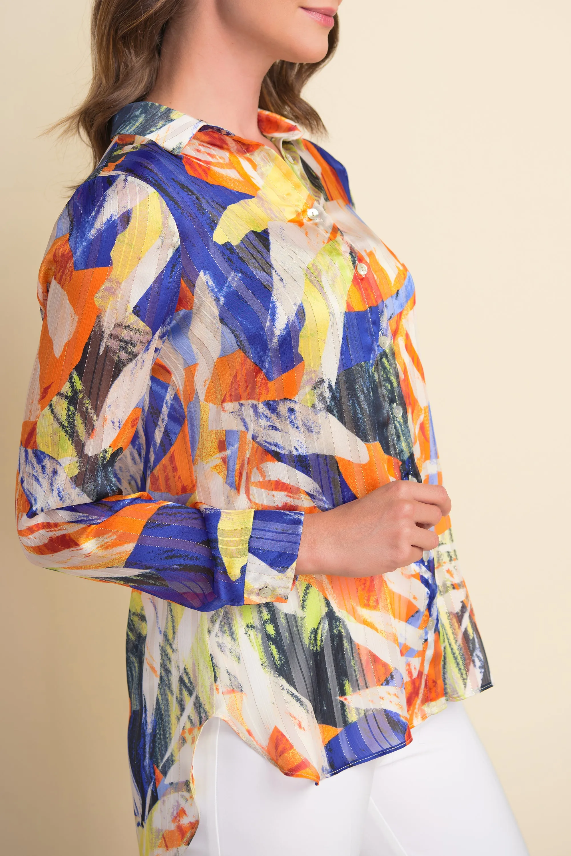 Joseph Ribkoff Splash Of Colour Blouse