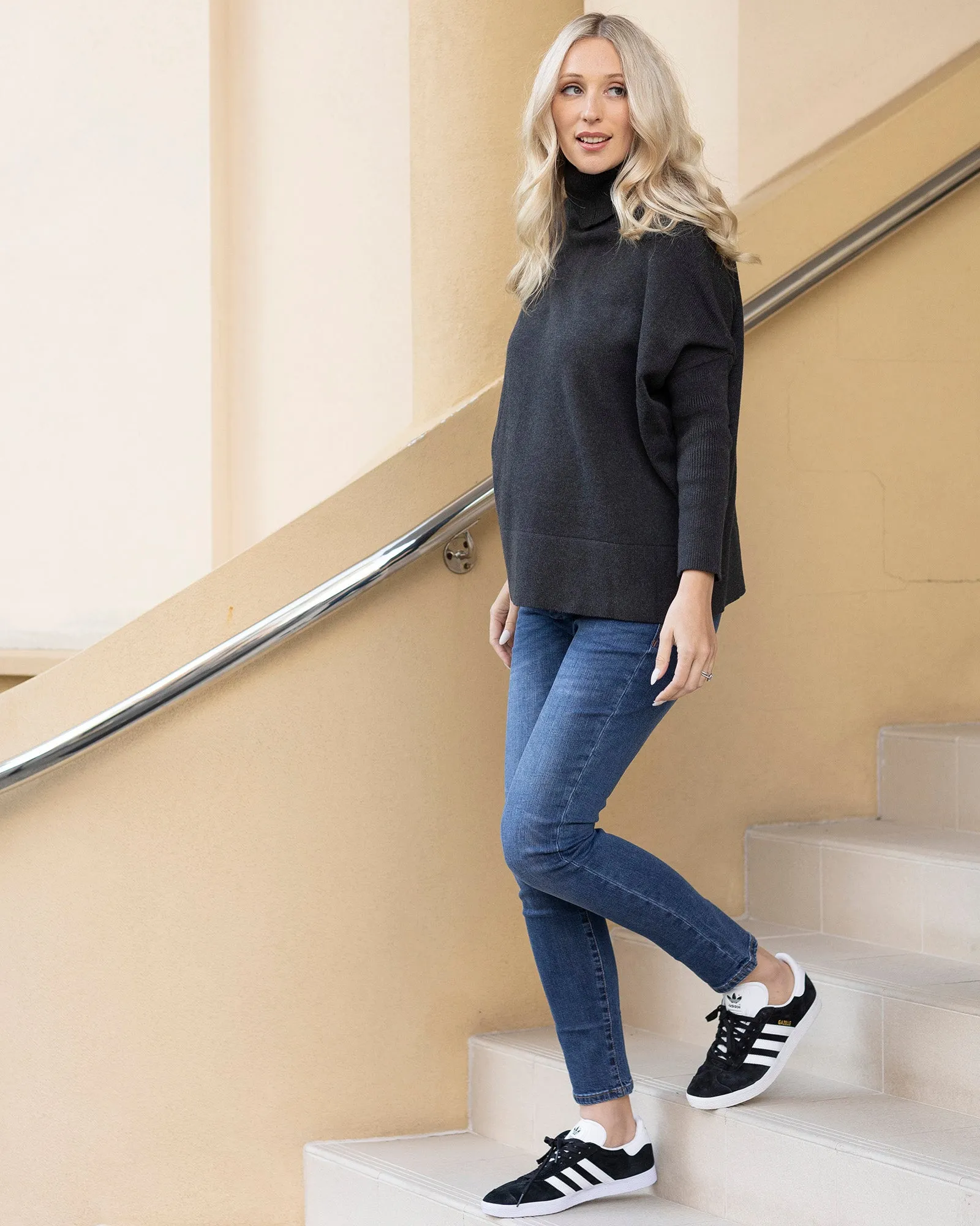 Julie Maternity Over the Bump Skinny Denim Jeans in Indigo