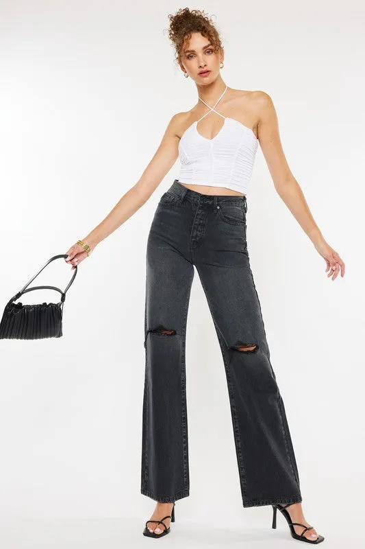 Kan Can Ultra High Rise 90's Flare Jeans