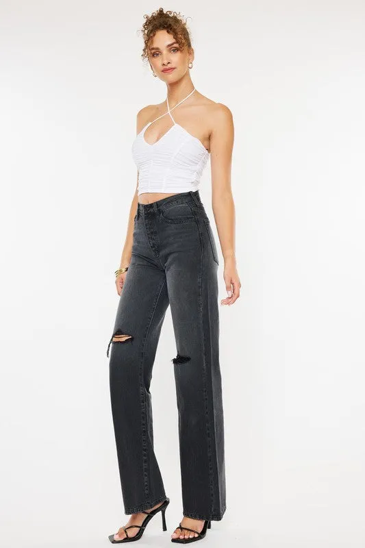 Kan Can Ultra High Rise 90's Flare Jeans