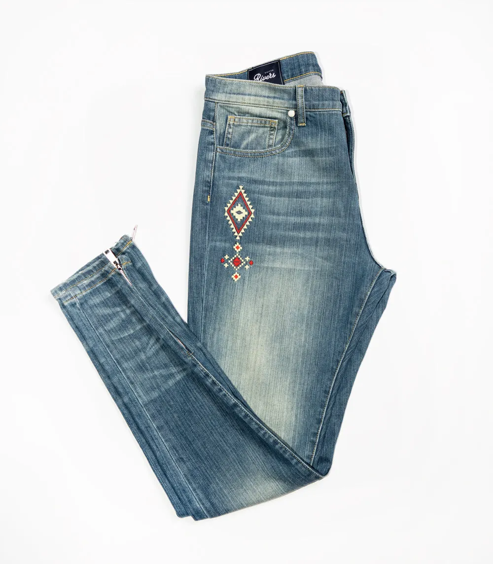 KANSAS RIVER MEDIUM WASH JEANS