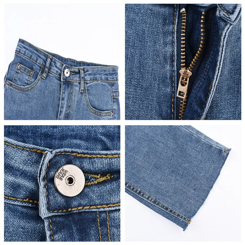 [Korean Style] Claire High Waist Ankle Length Flare Jeans