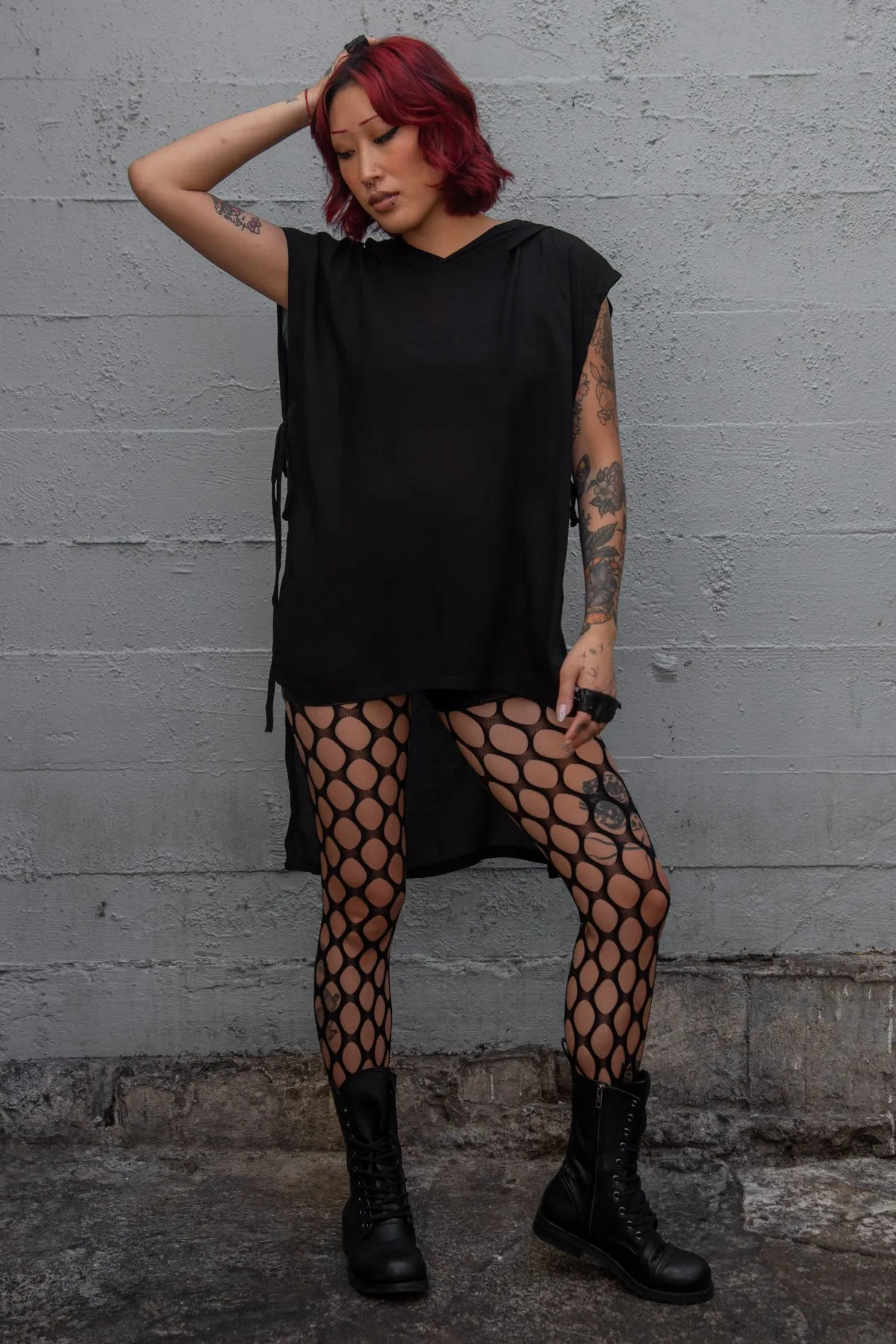 Leg Avenue Jumbo Pothole Net Tights Fishnet