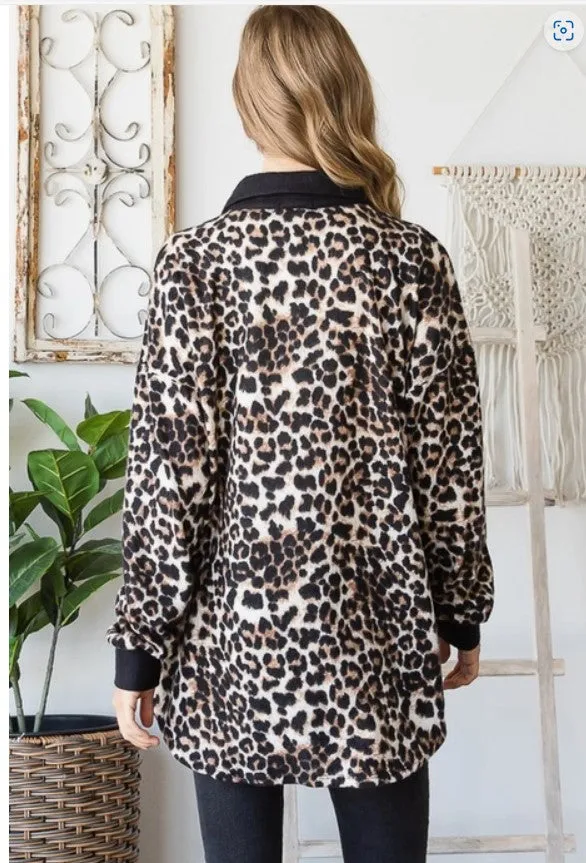 Leopard Print Shacket - #5573-5575