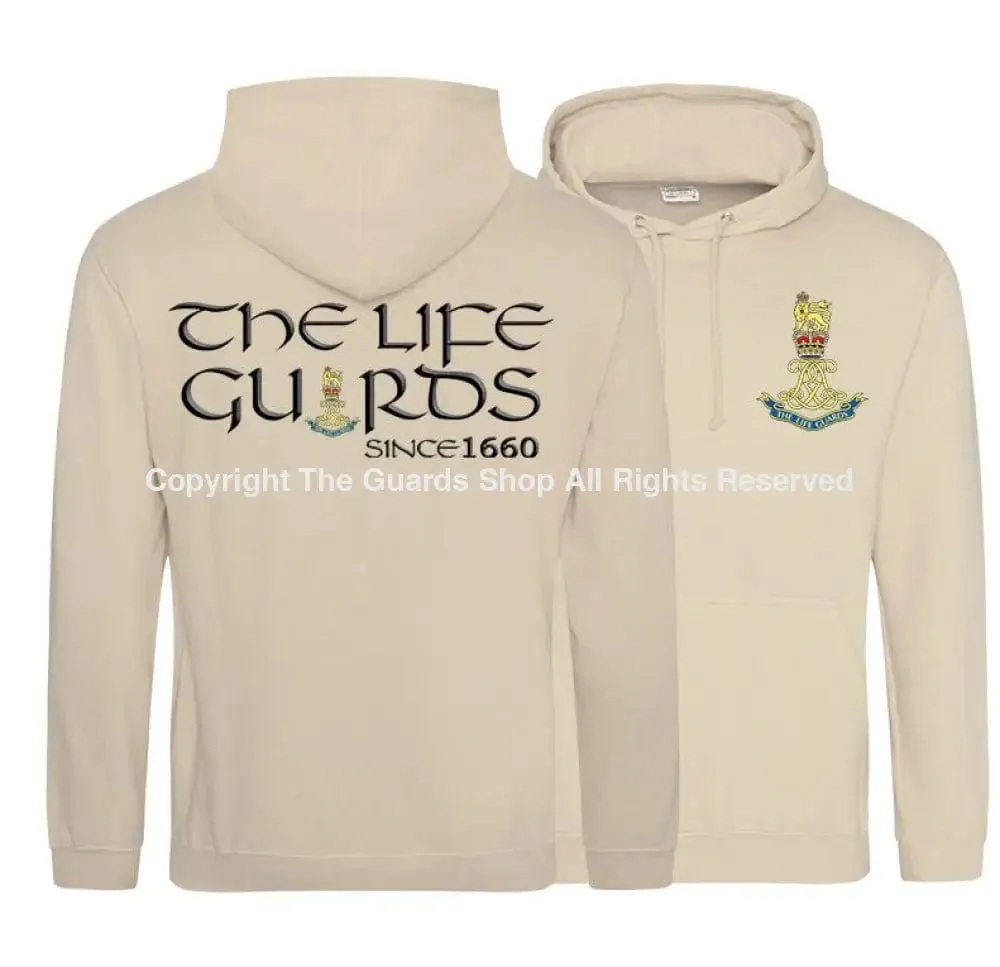 LIFE GUARDS Since 1660 Double Side Printed Hoodie