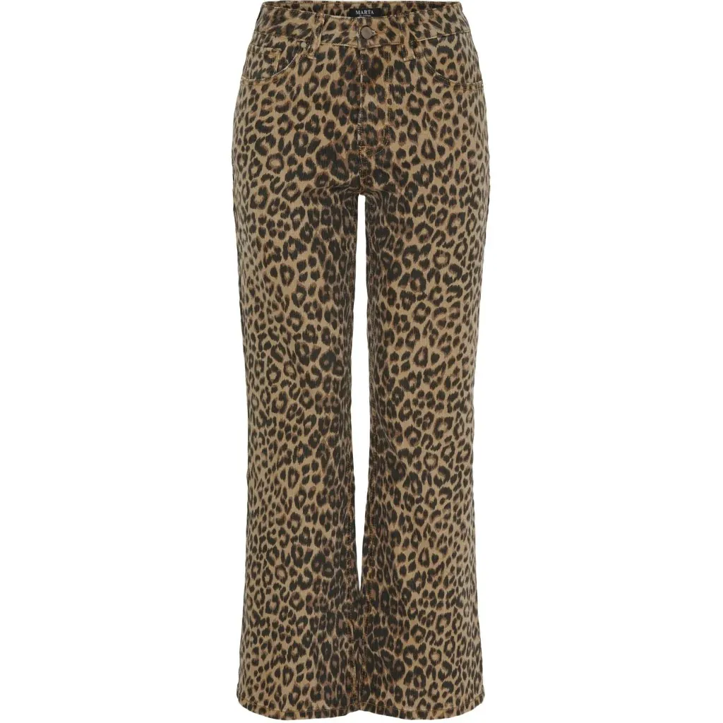 Marta Du Chateau Leopard Jeans