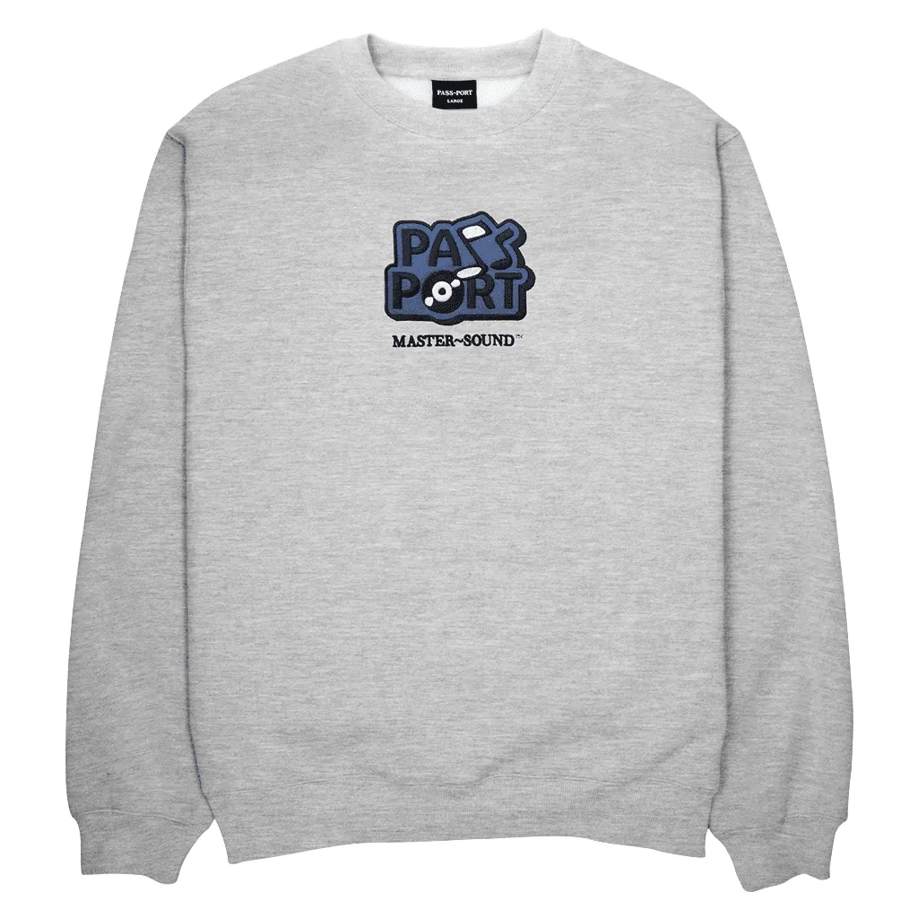 Master~sounds crewneck - Ash