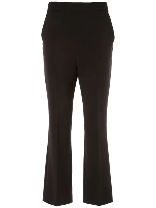 Max Mara   Nepeta wool straight high waist pants 