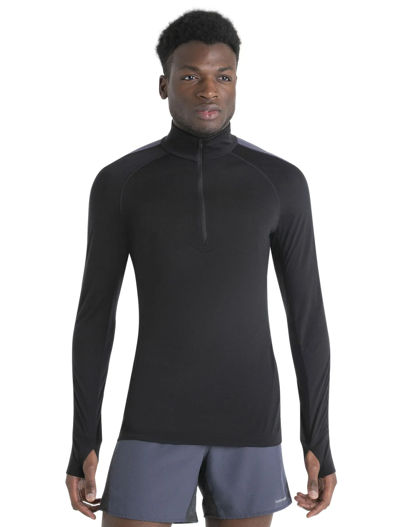 Men's 125 ZoneKnit Merino Blend Long Sleeve Half Zip Thermal Top