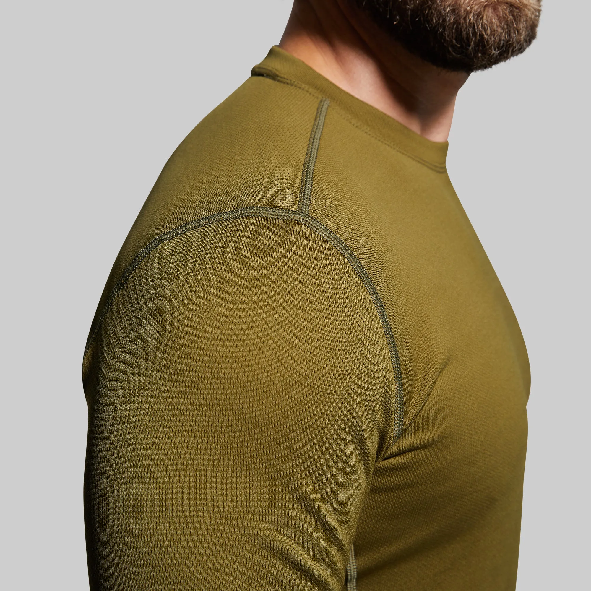 Men's Ridgeline Heavy Base Layer Top (Deep Moss)