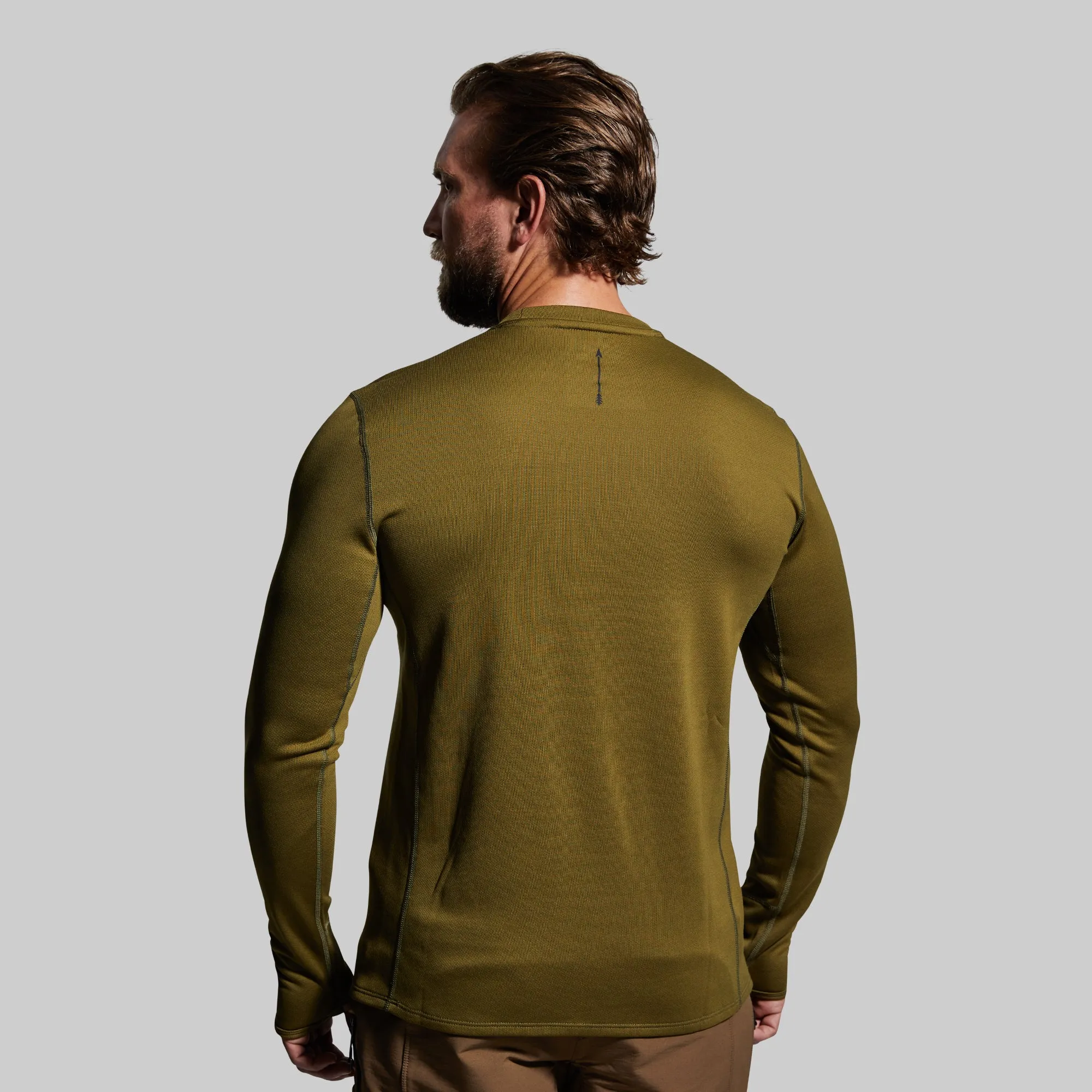 Men's Ridgeline Heavy Base Layer Top (Deep Moss)