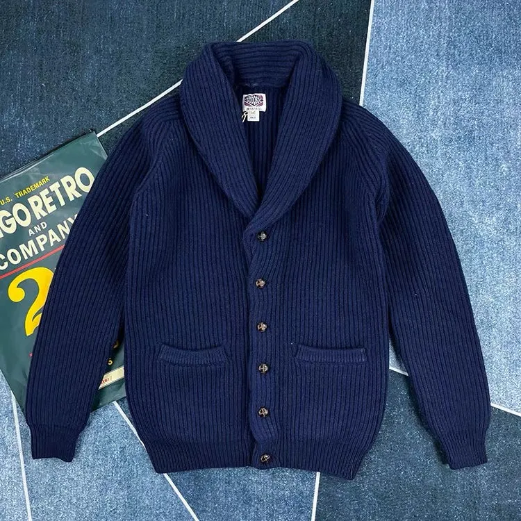 Men's Shawl Collar Cardigan