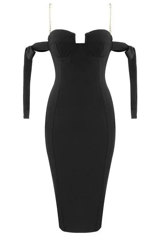 Mia Bandage Dress - Classic Black