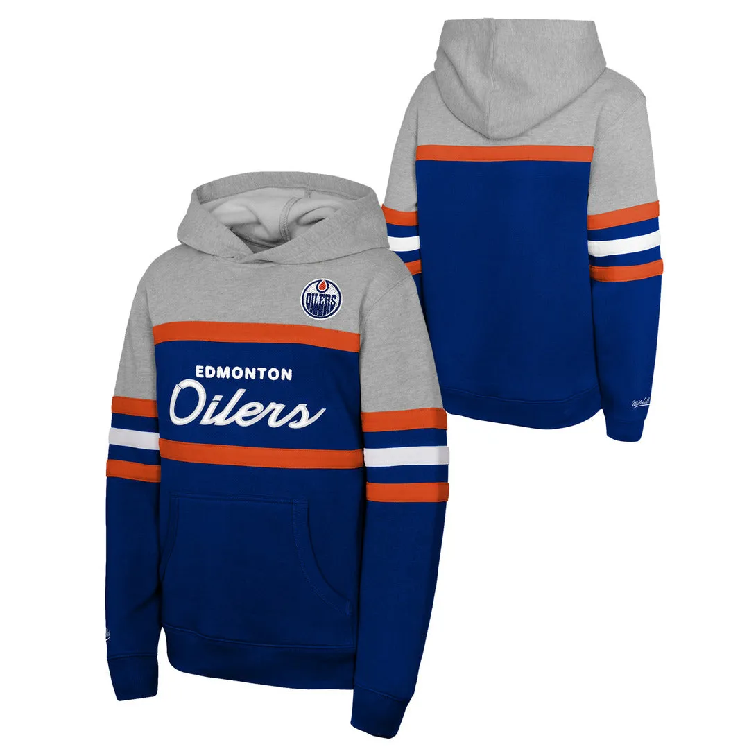 Mitchell & Ness Youth NHL Edmonton Oilers Head Coach Hoodie