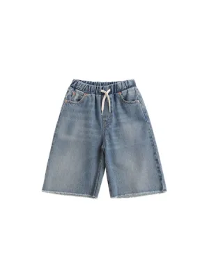 MM6 Maison Margiela   Cotton denim shorts 