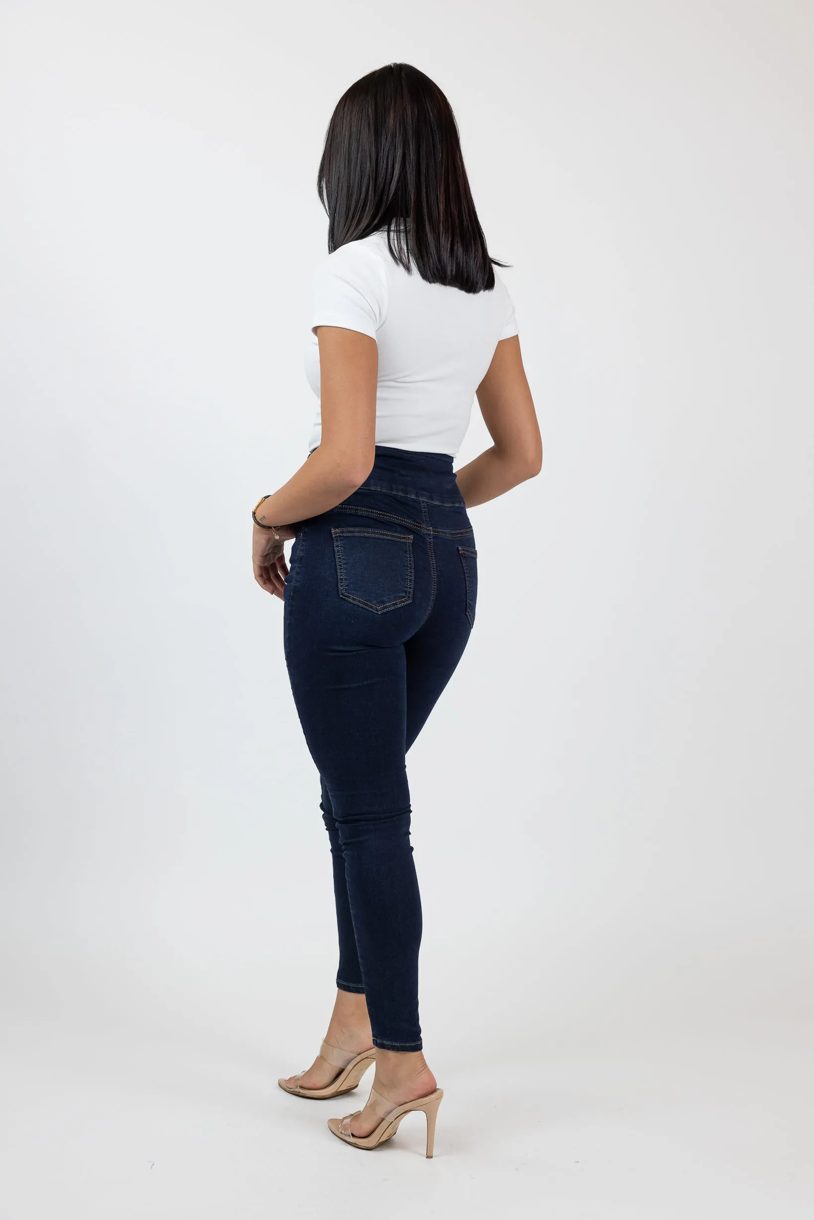 Nelly Waist Detailed Skinny Jeans