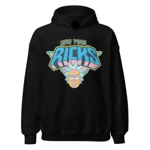 New York Ricks Hoodie Midweight Ultra Soft Cotton Blend Unisex Pullover