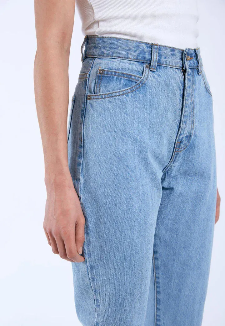 Nora Empress High Waisted Mom Jeans (Light Blue)