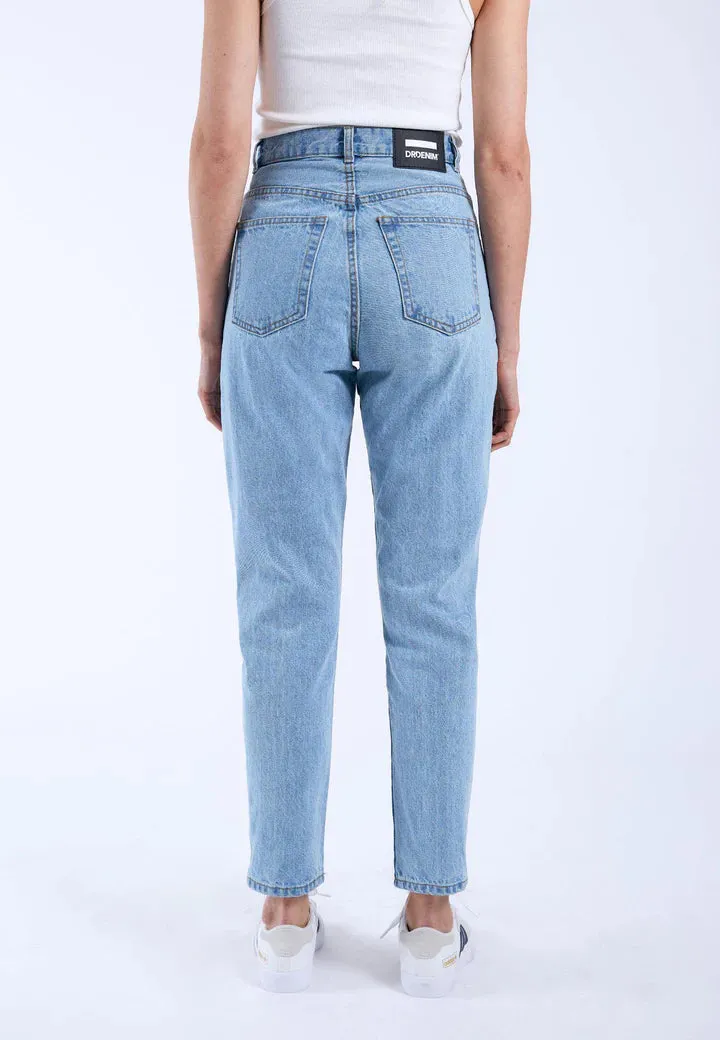 Nora Empress High Waisted Mom Jeans (Light Blue)