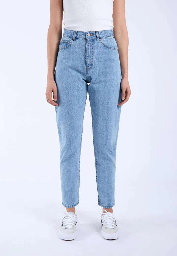 Nora Empress High Waisted Mom Jeans (Light Blue)