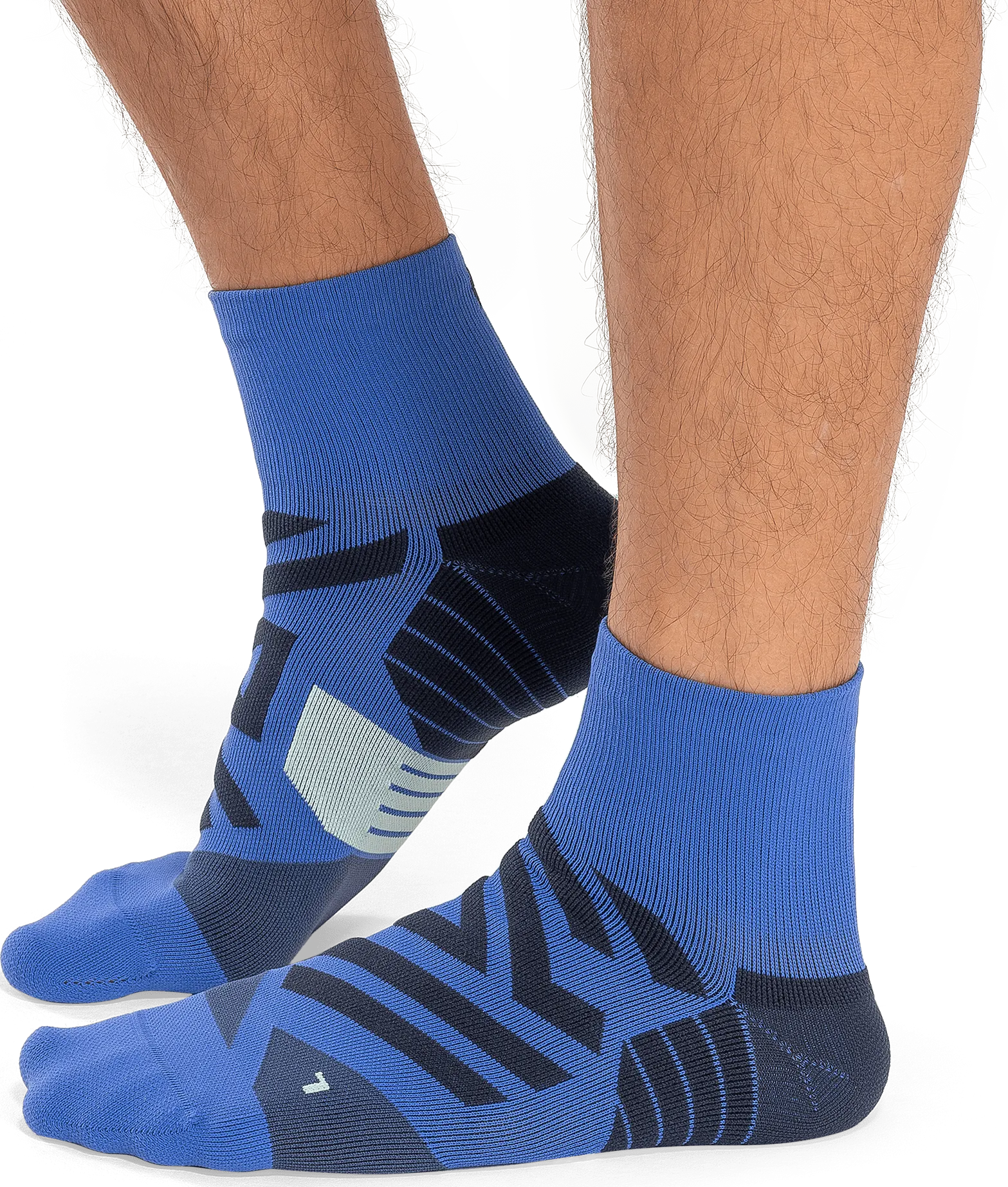 On Men&#x27;s Performance Mid Sock Cobalt/Denim | Buy On Men&#x27;s Performance Mid Sock Cobalt/Denim here | Outnorth