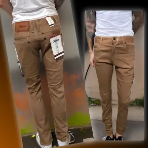 ^ORISUE^ (KHAKI) SLIM FIT DENIM FOR MEN