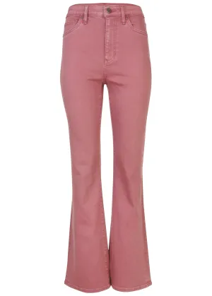 Penelope Modern Flare Jeans - Berry