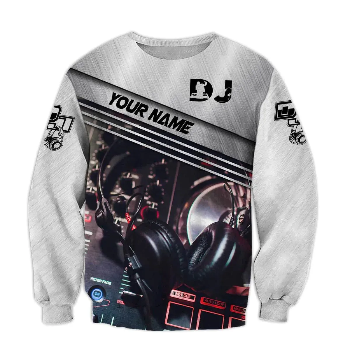 Personalized 3D All Over Print DJ Shirt, DJ Zip Hoodie, Best Gift For A DJ, DJ Party Shirt