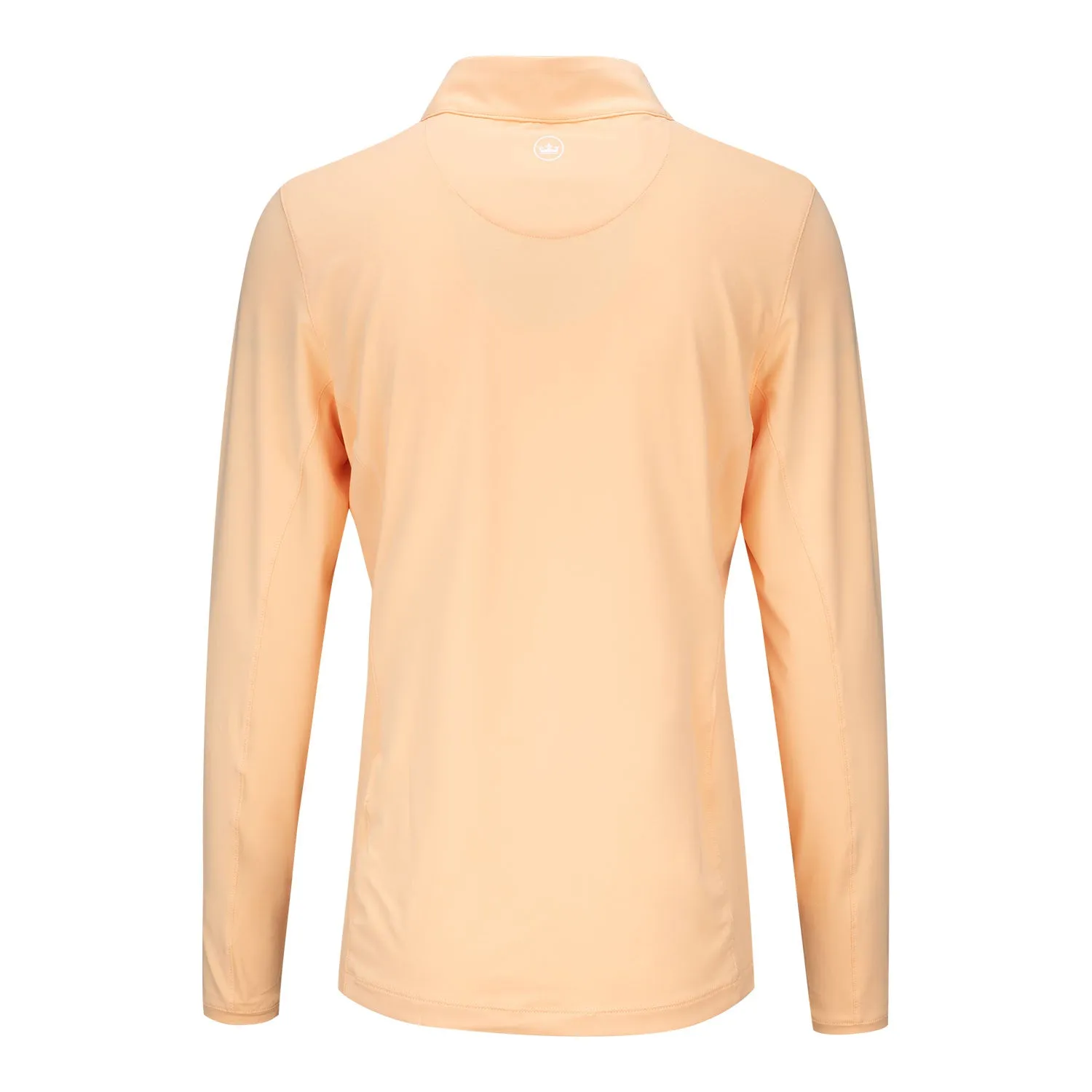 Peter Millar 2024 PGA Championship Ladies Perth Quarter Zip Pullover in Orange Sorbet