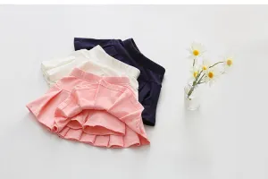 Pleated Skirt with Inner Shorts