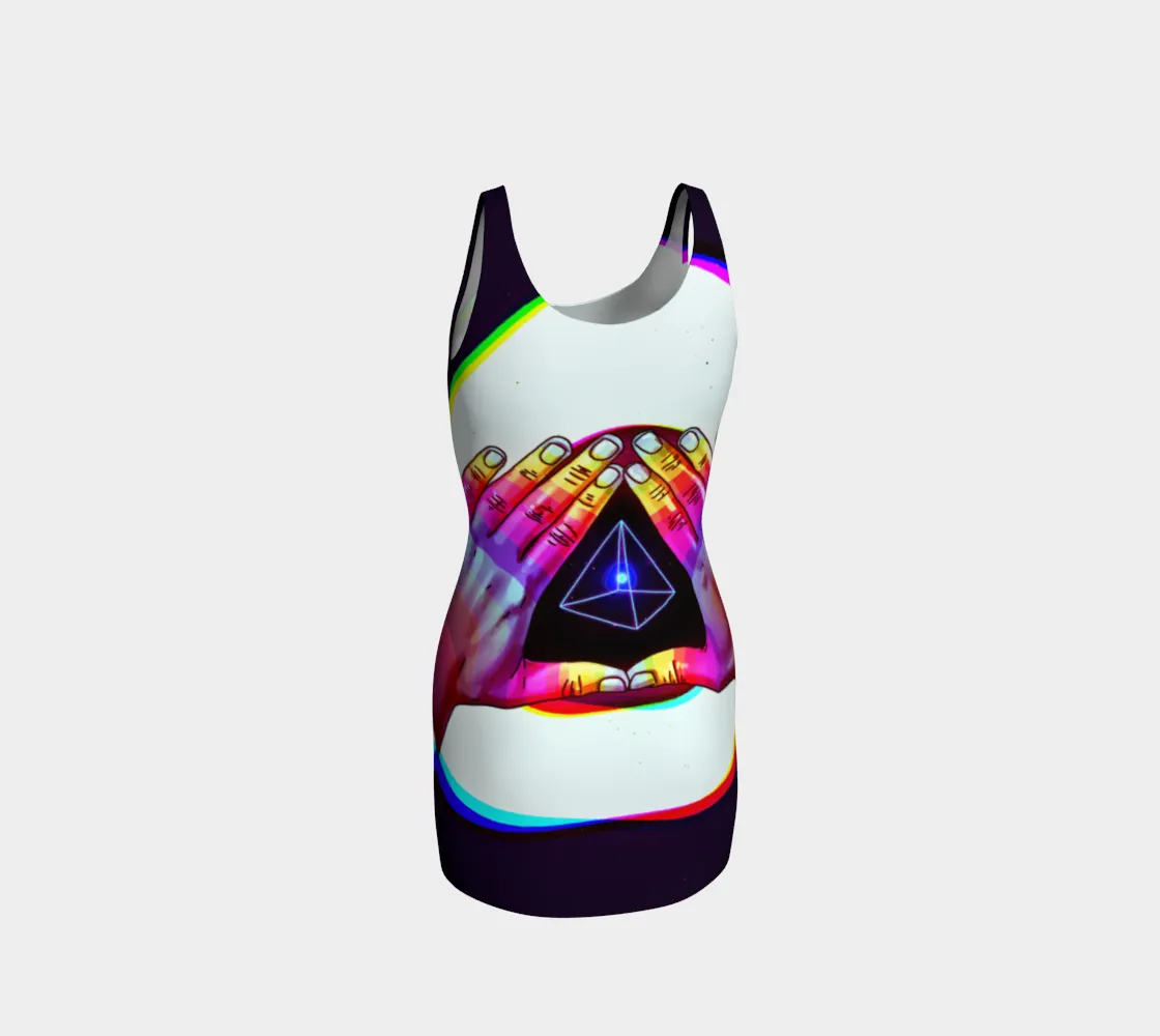 Pyramid Hands Bodycon Dress | Phazed