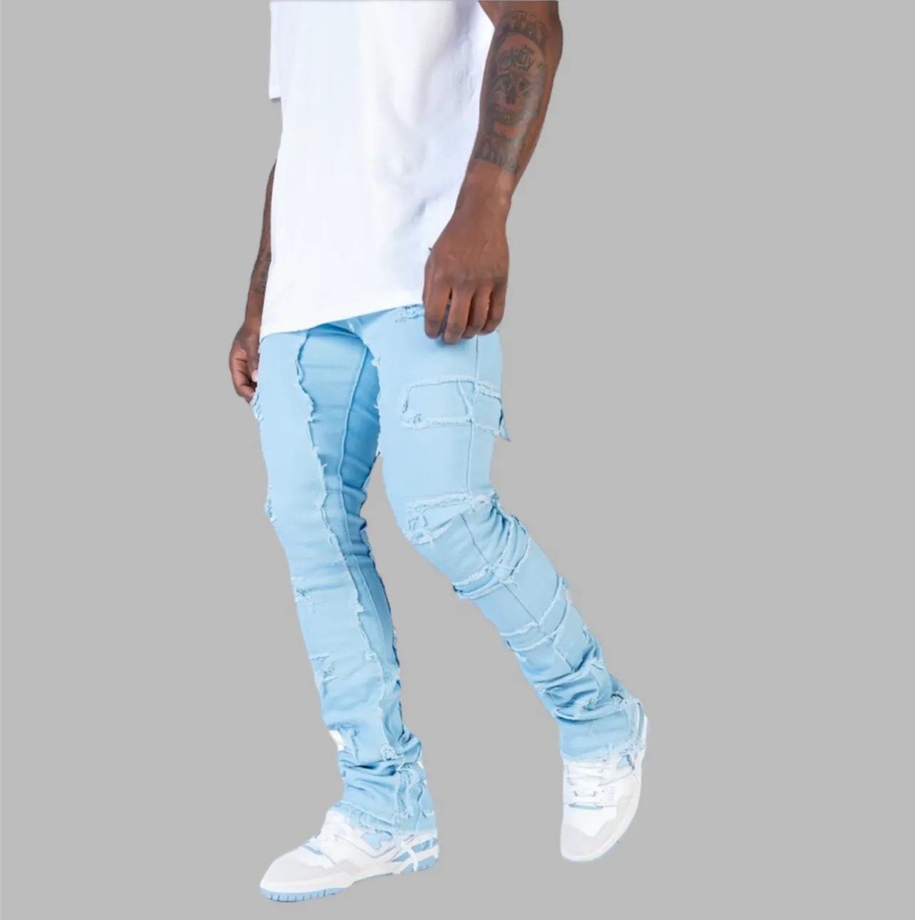 Relapse Jeans Shadow 110 Stack Denim Baby Blue