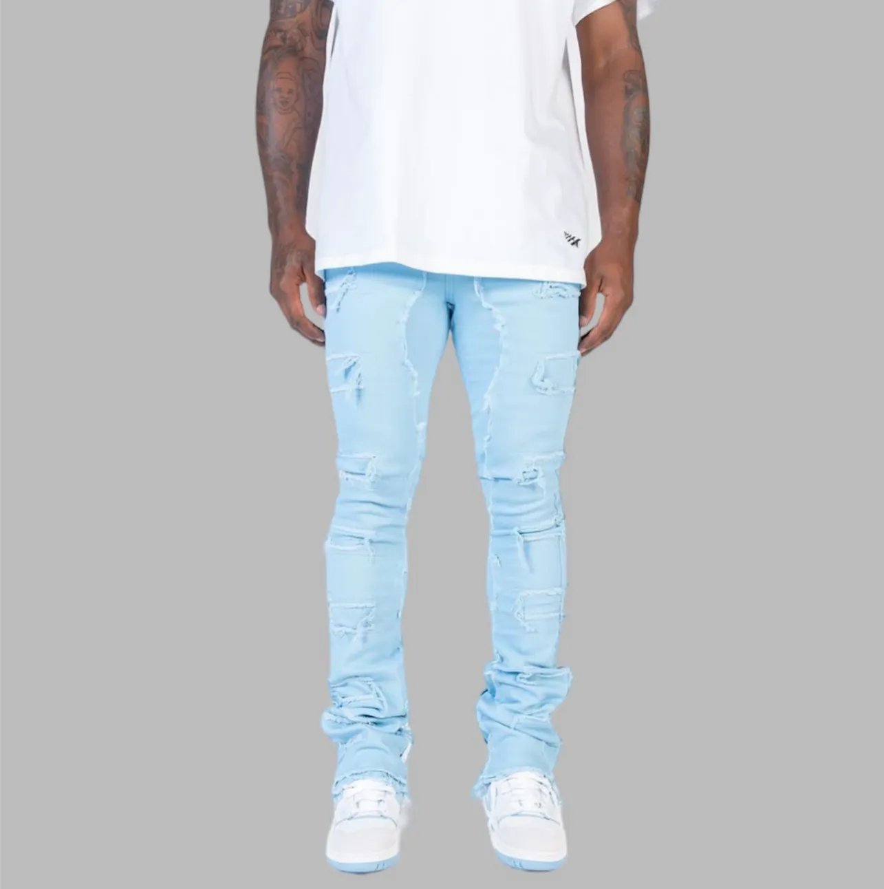 Relapse Jeans Shadow 110 Stack Denim Baby Blue