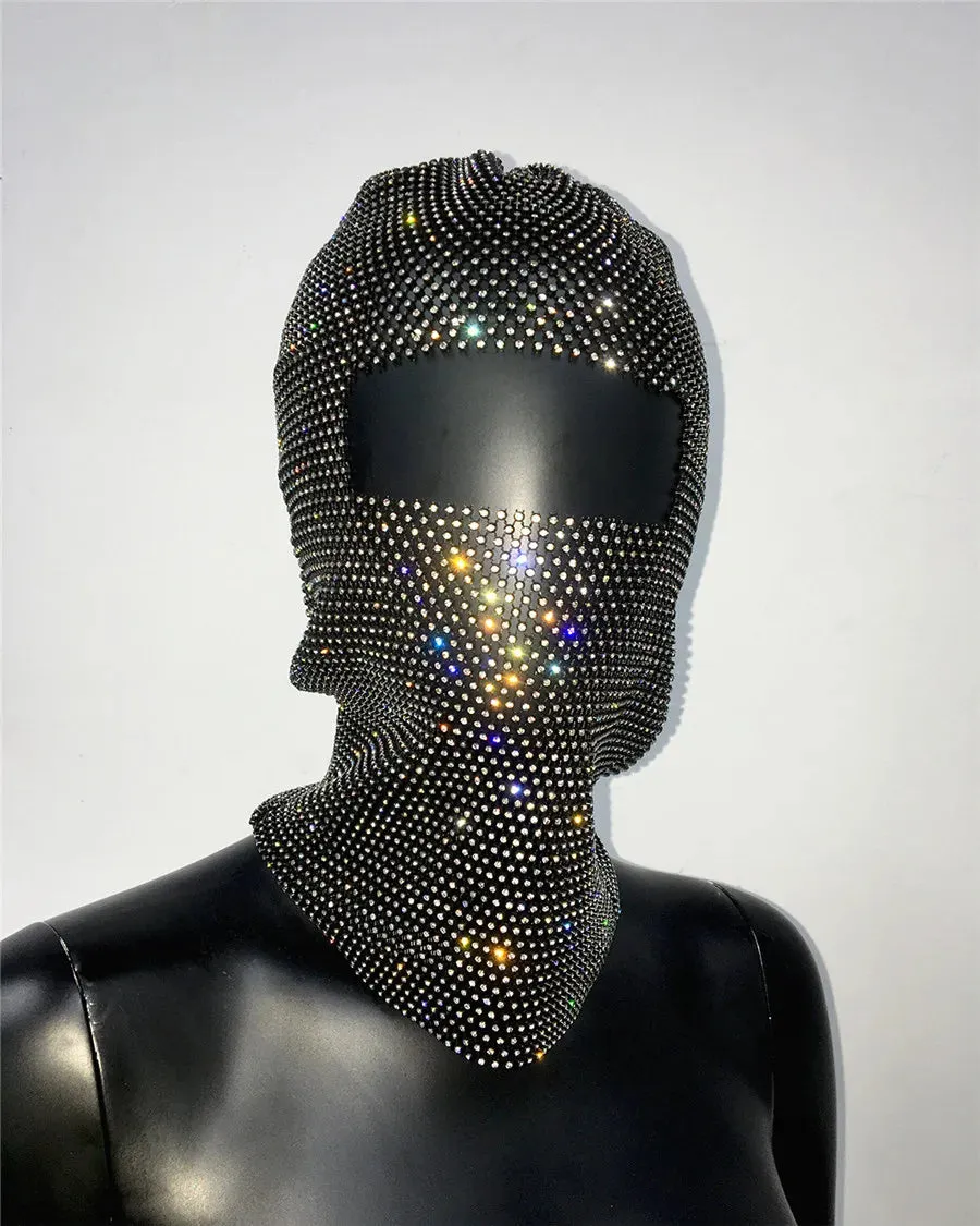 Rhinestone Ski Mask