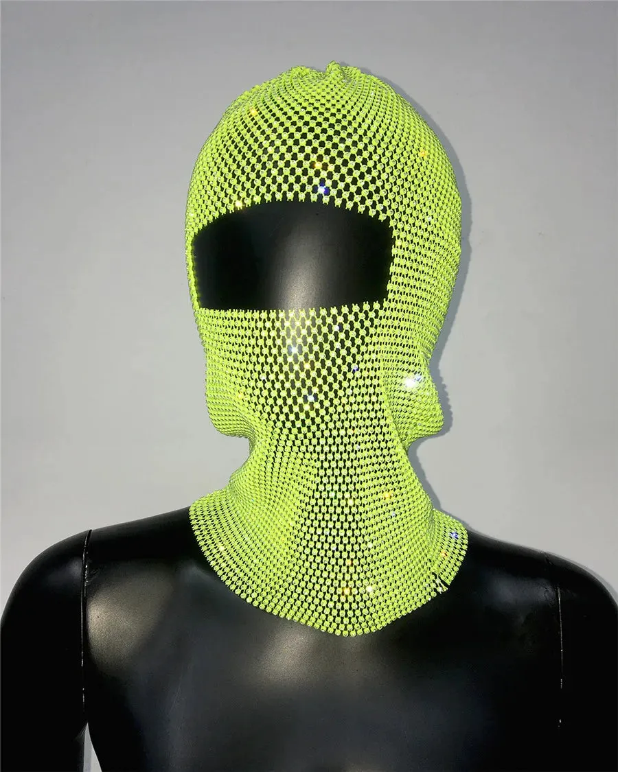 Rhinestone Ski Mask