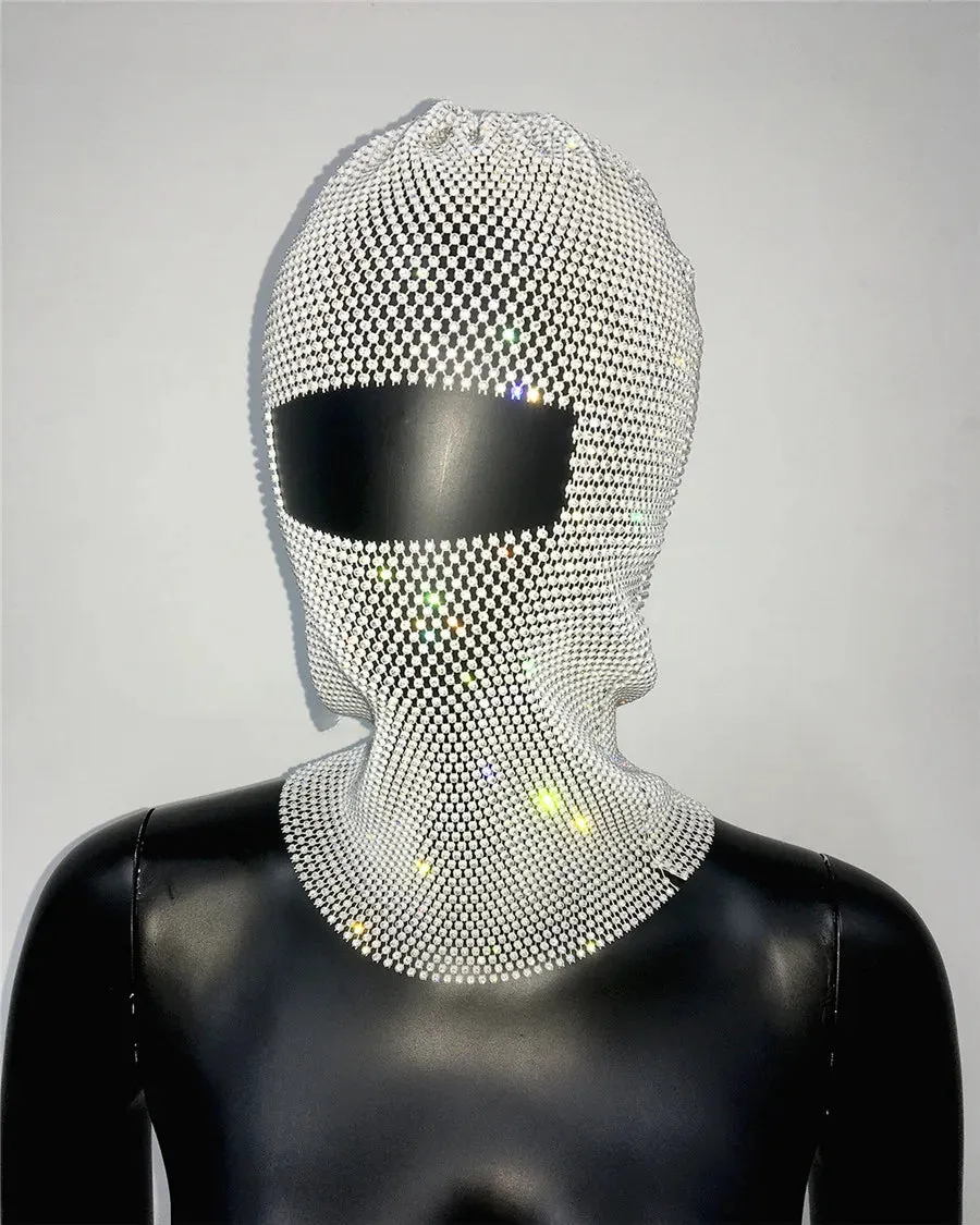 Rhinestone Ski Mask