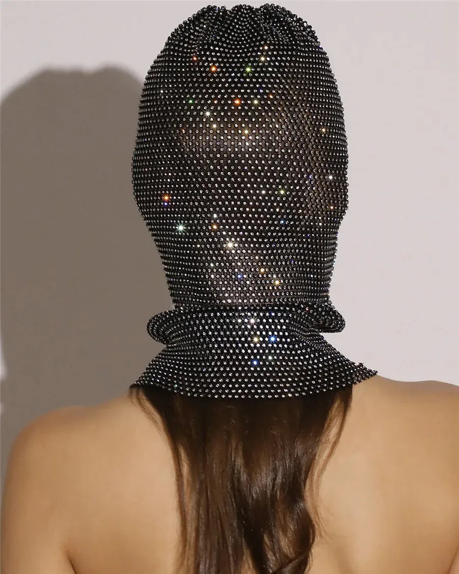 Rhinestone Ski Mask