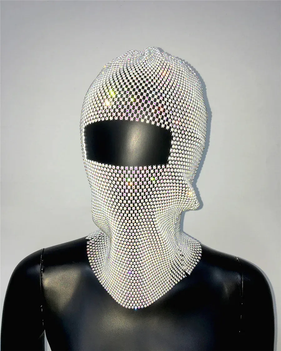 Rhinestone Ski Mask