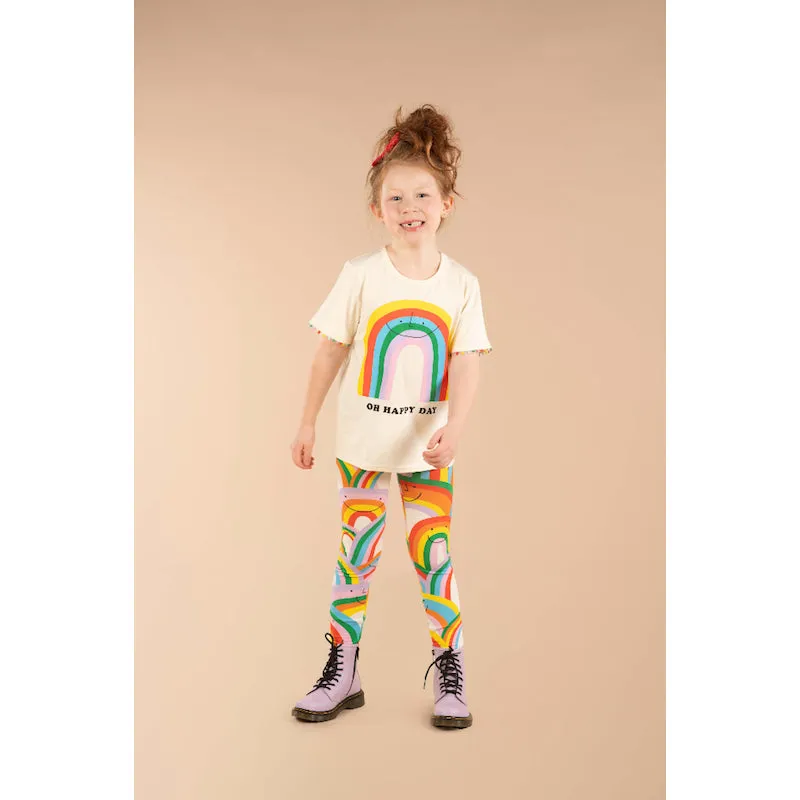 Rock Your Kid Happy Rainbows Tights