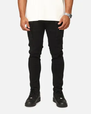 Saint Morta Skinny Cargo Jeans Vintage Black