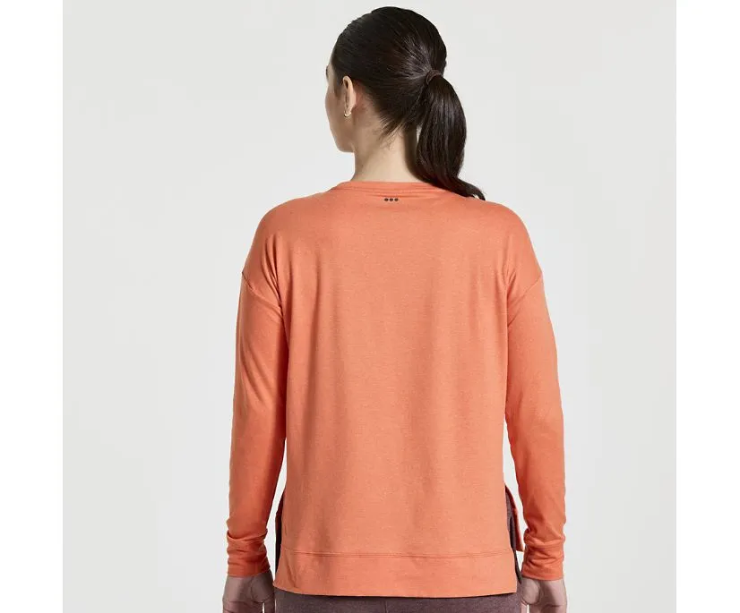 Saucony | Sunday Layer Top | Womens | Ember Heather