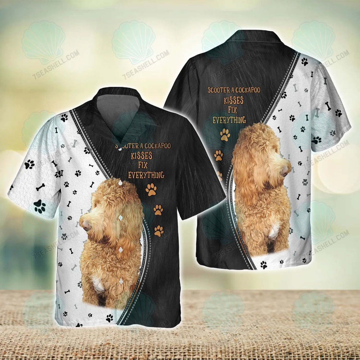 Scooter A Cockapoo Love 3D Full Print Shirts, Christmas Dog Memorial Gifts for loss of Dog