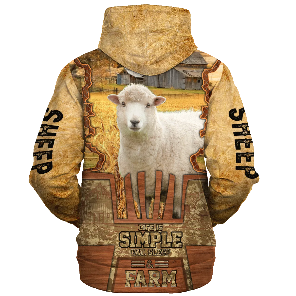 Sheep Life Is Simple A Farm Hoodie