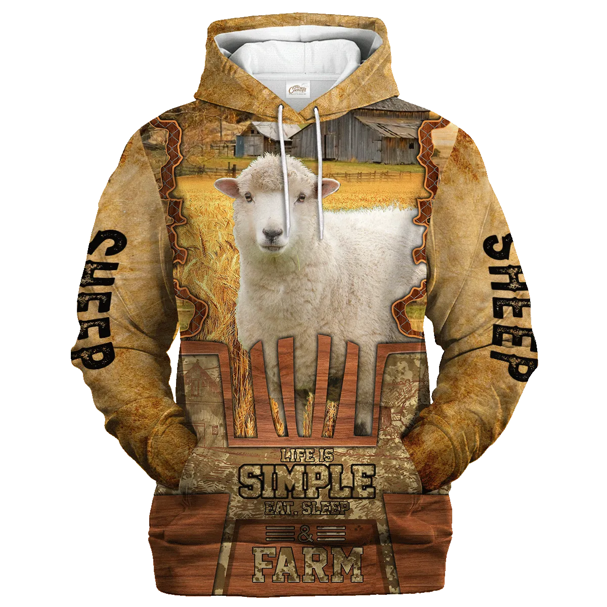 Sheep Life Is Simple A Farm Hoodie