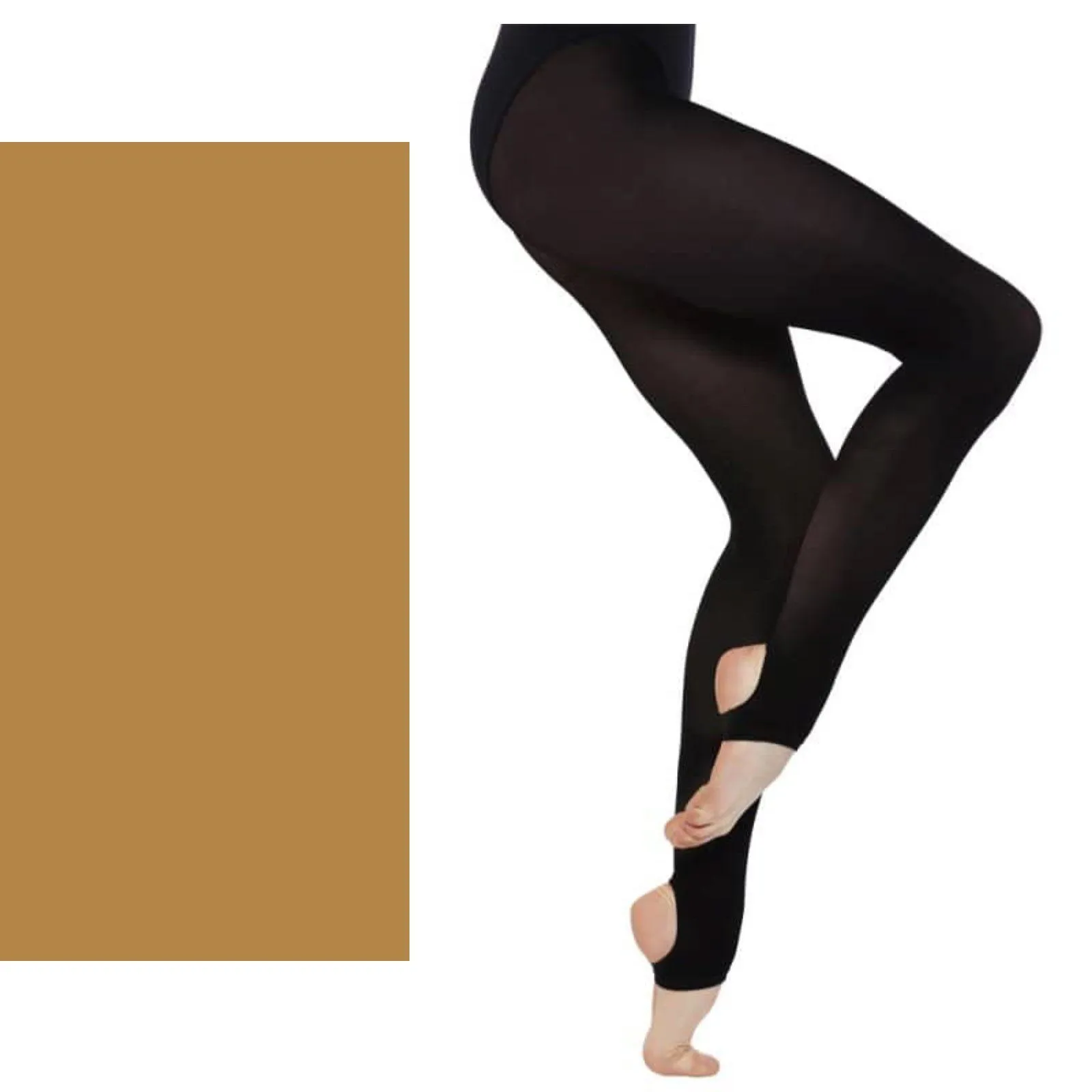 'SILKY' BRAND 60 DENIER BALLET DANCE STIRRUP TIGHTS