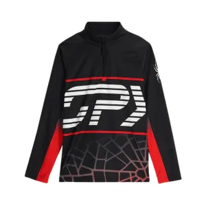 Spyder Boys’ Web 1/2 Zip Black XL