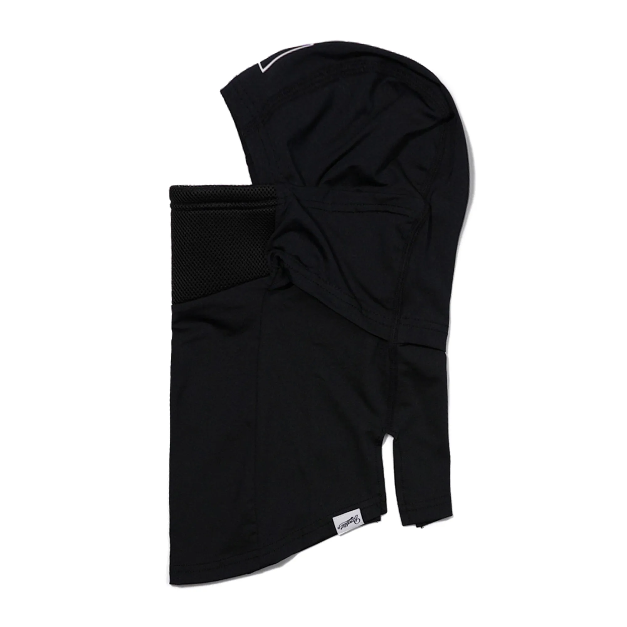 SQUARE LOGO HARD MESH MASK BALACLAVA BLACK[NO.1]