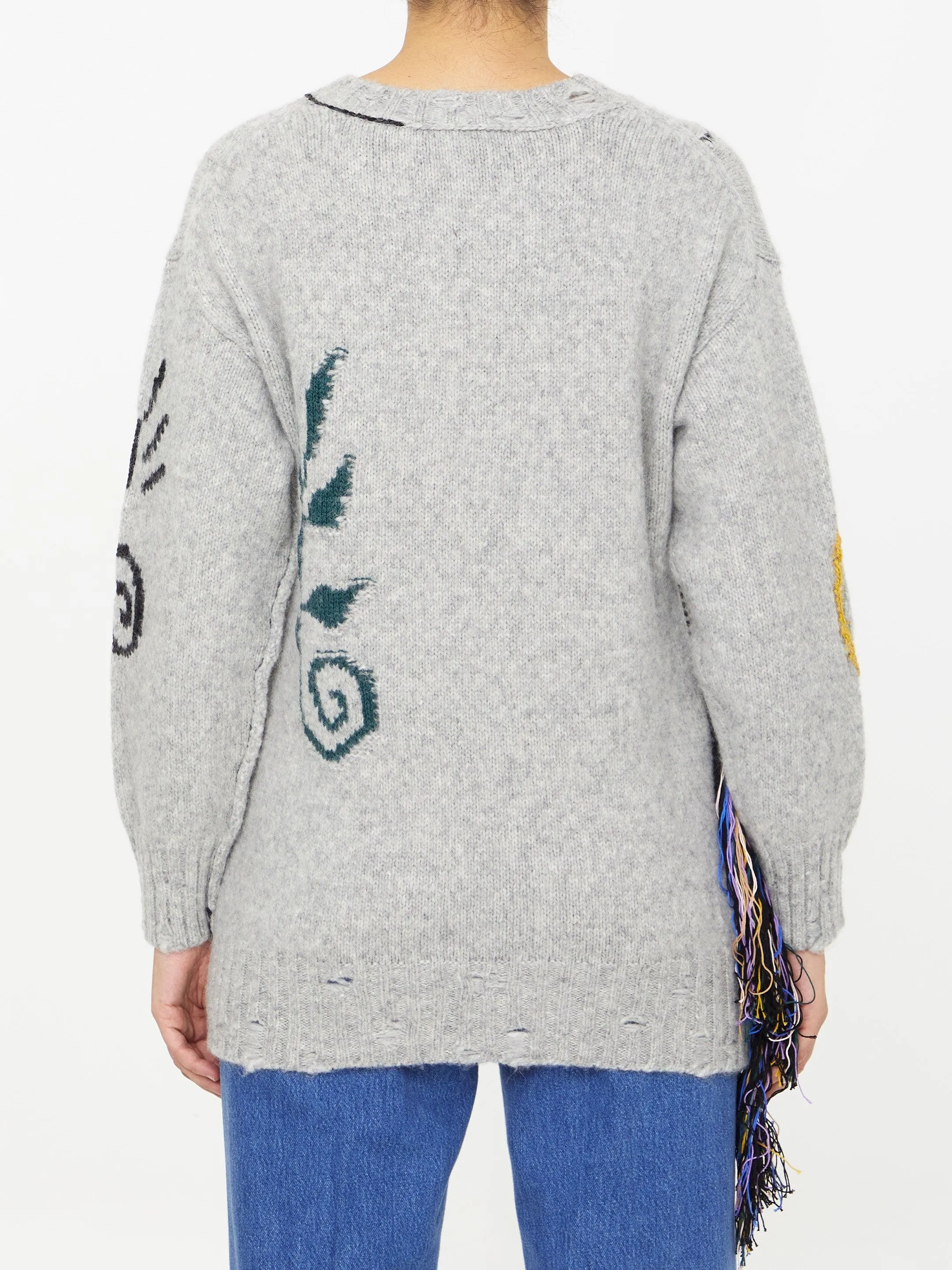 Stella Mccartney Folk Embroidery Jumper