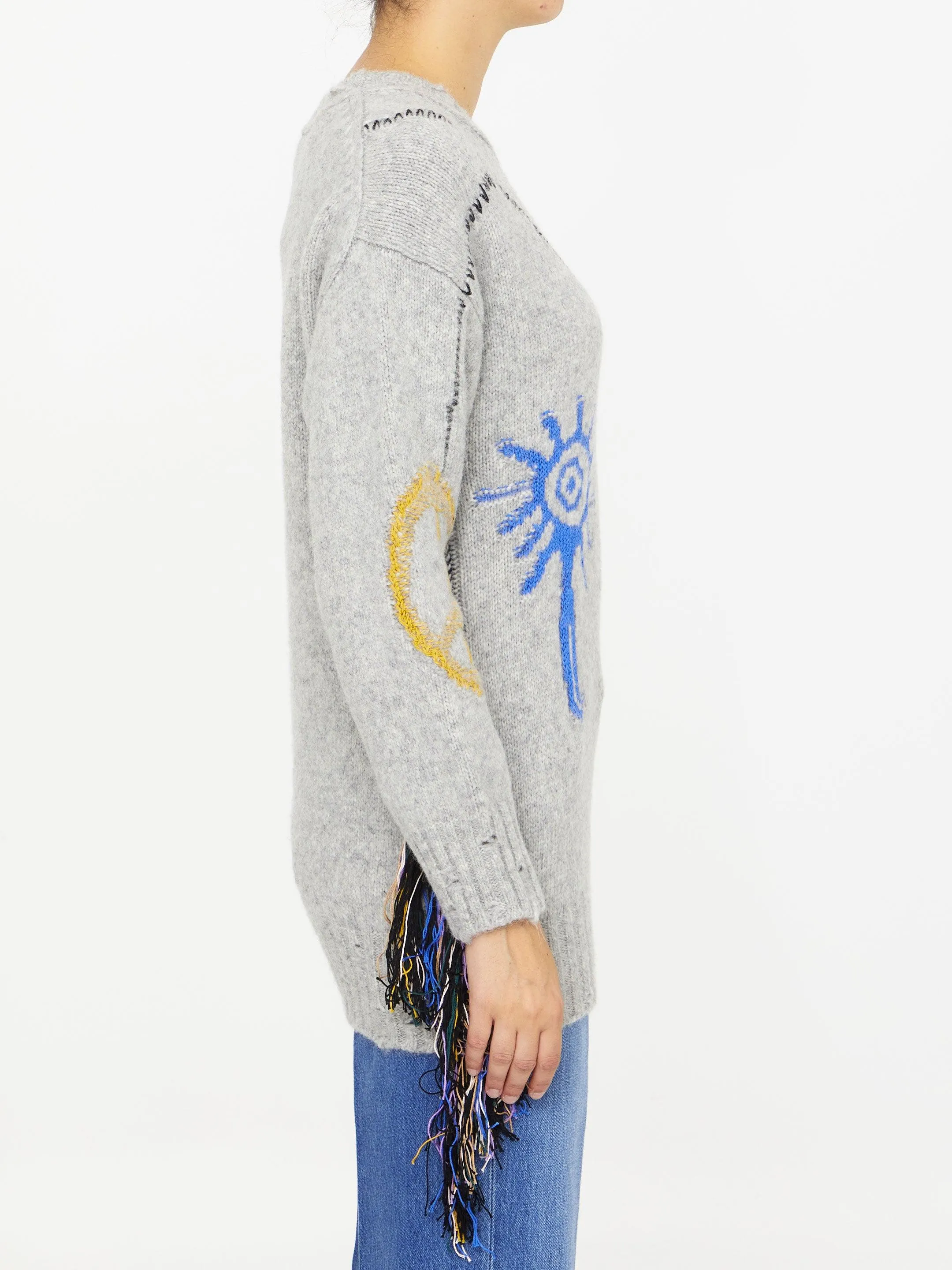 Stella Mccartney Folk Embroidery Jumper